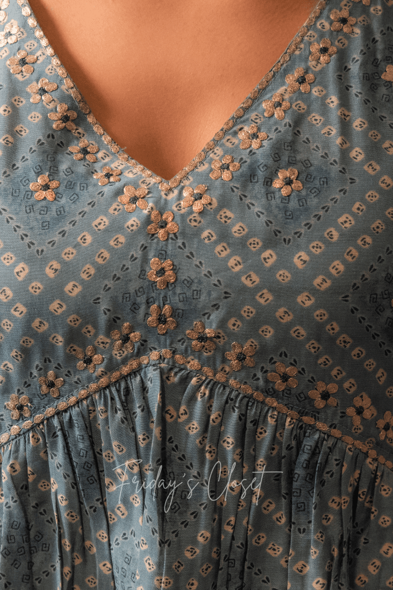 Bandhani Print Kurta Set - Friday's Closet