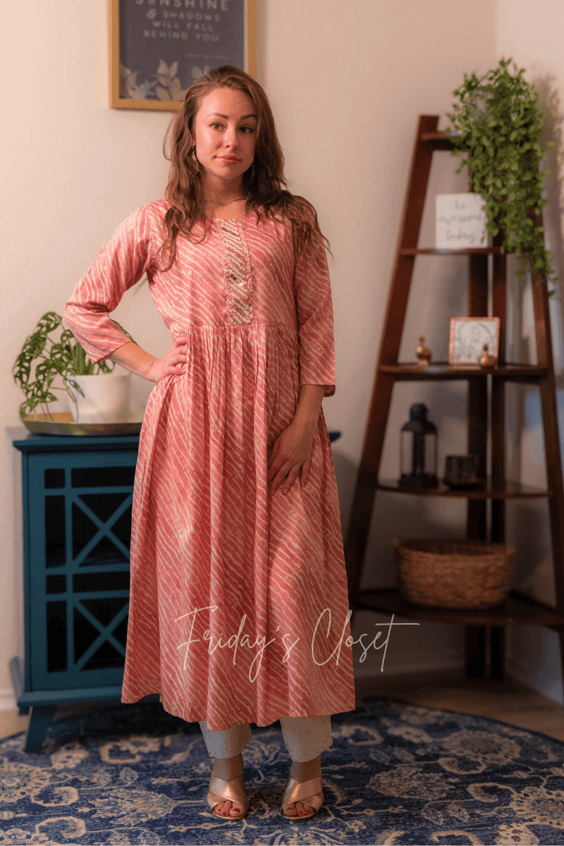 light-pink-flared-kurta-with-light-work-women-kurta-light-pink-embroidered-neck-flared-kurta